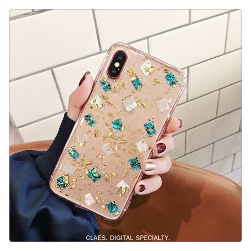 Coque silicone pour iPhone X Bling Bling - Luxe style