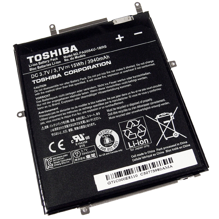 Batterie originale Toshiba PA5054U-1BRS PA5054U 3.7V 3940mAh 15Wh pour ordinateur portable Toshiba AT270 Excite 7 Tablet séries
