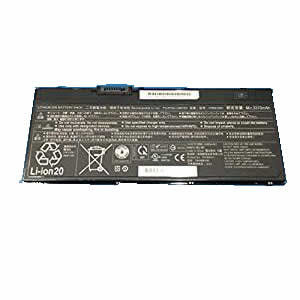 Batterie originale Fujitsu FPCBP531 FPB0338S CP721834-01 14.4V 3490mAh, 51Wh pour ordinateur portable Fujitsu U7576MP581DE, U7580MP780DE séries