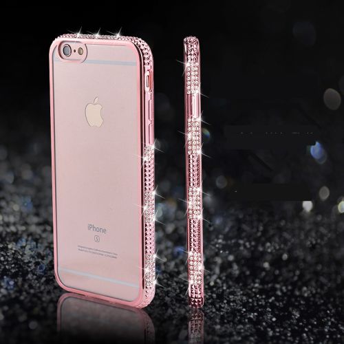 Coque silicone avec strass pour iPhone 8 - Luxe style