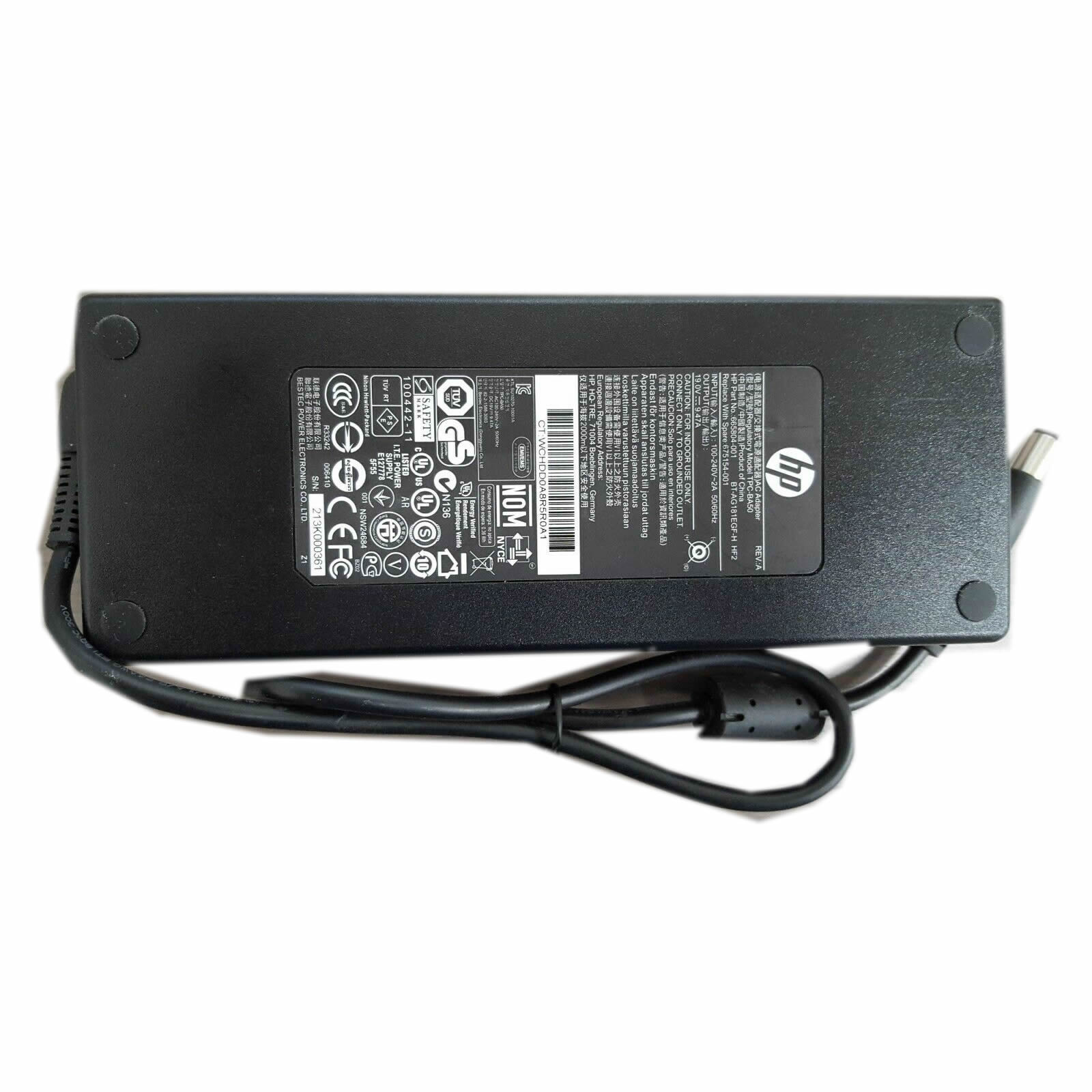 HP 0415B19180 adaptateur chargeur 19V 9.47A 180W alimentation originale pour HP ELITEBOOK 8560W 8540W 8740W séries