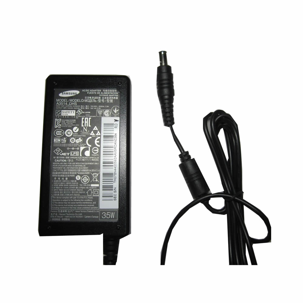 Samsung A3514 DHS A3514-DPN E227454 301536 adaptateur chargeur 14V 2.5A 35W alimentation originale pour Samsung LS27D360 S27D360H LS27D360HS/XF LED Monitor séries