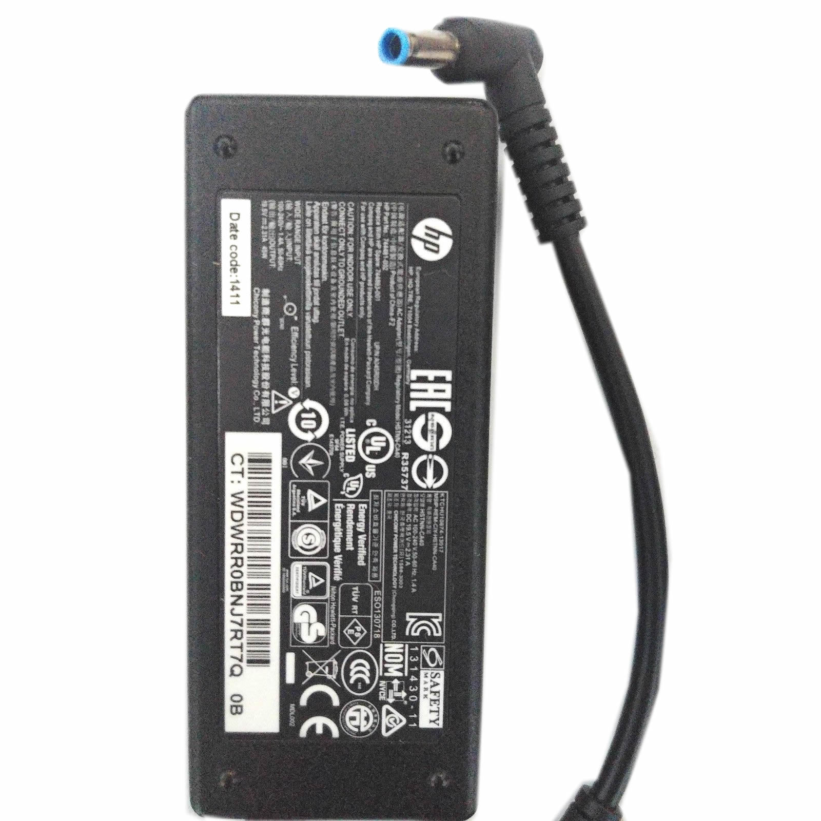 HP 740015-002 744892 HSTNN-DA35 adaptateur chargeur 19.5V 2.31A 45W alimentation originale pour HP E7F59EA, HP ENVY 15, HP ENVY 17 séries