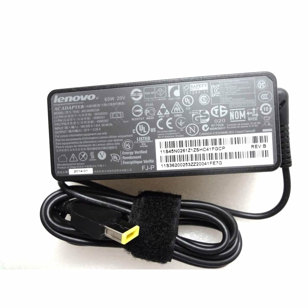 Lenovo 0A36258 0A36271 adaptateur chargeur 20V 3.25A 65W alimentation originale pour Lenovo ThinkPad Edge X240 E431 E531 S431 688528U T440S S5-S531 G500S G700 séries