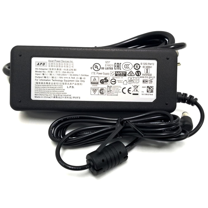 APD DA-90F19 NB-90A19 NB-90B19 adaptateur chargeur 19V 4.74A 90W alimentation originale pour APD GNB-G5 séries