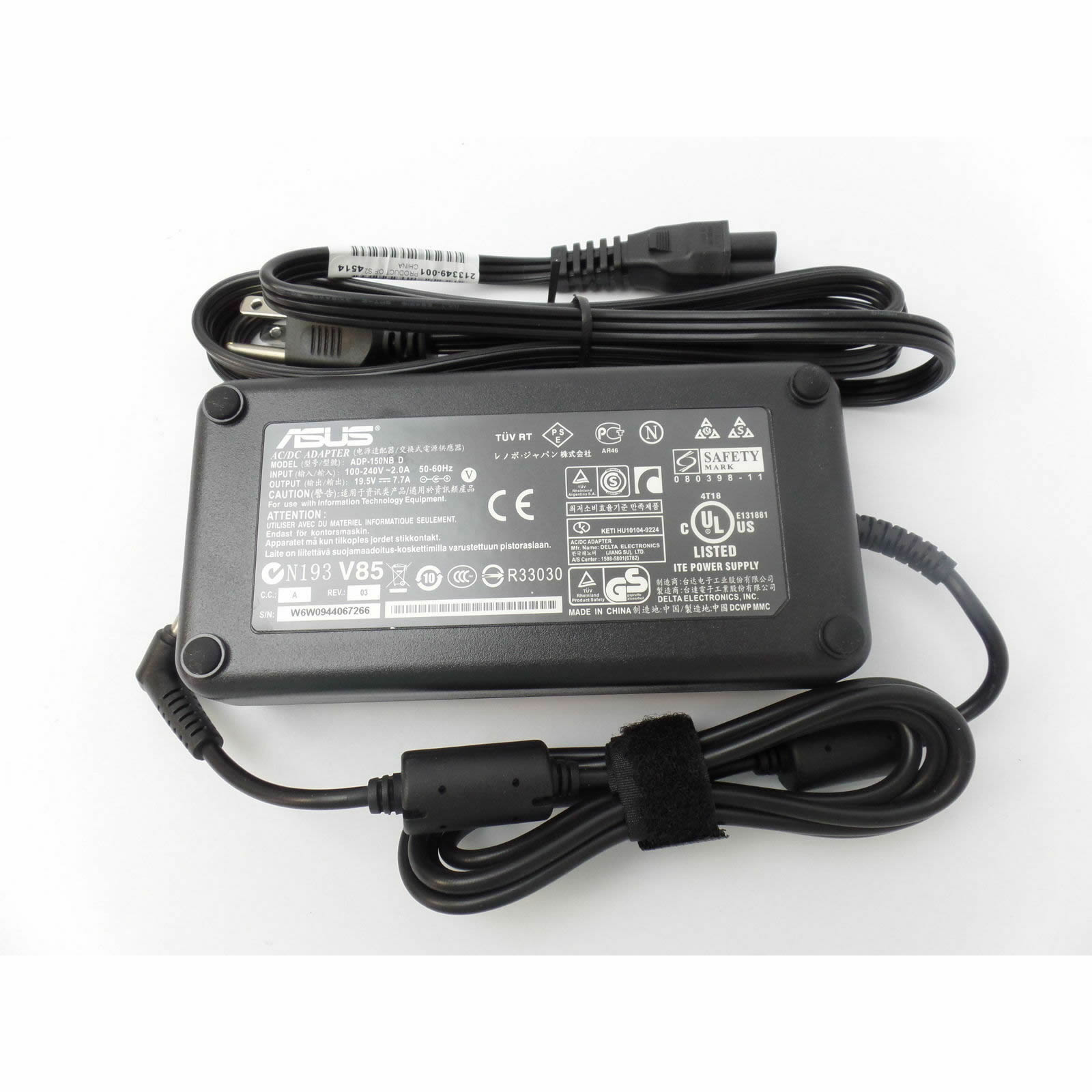 ASUS ADP-150NB D adaptateur chargeur 19.5V 7.7A 150W alimentation originale pour ASUS G73J G53S VX7 G73S G74 G53S G74S G53SX séries