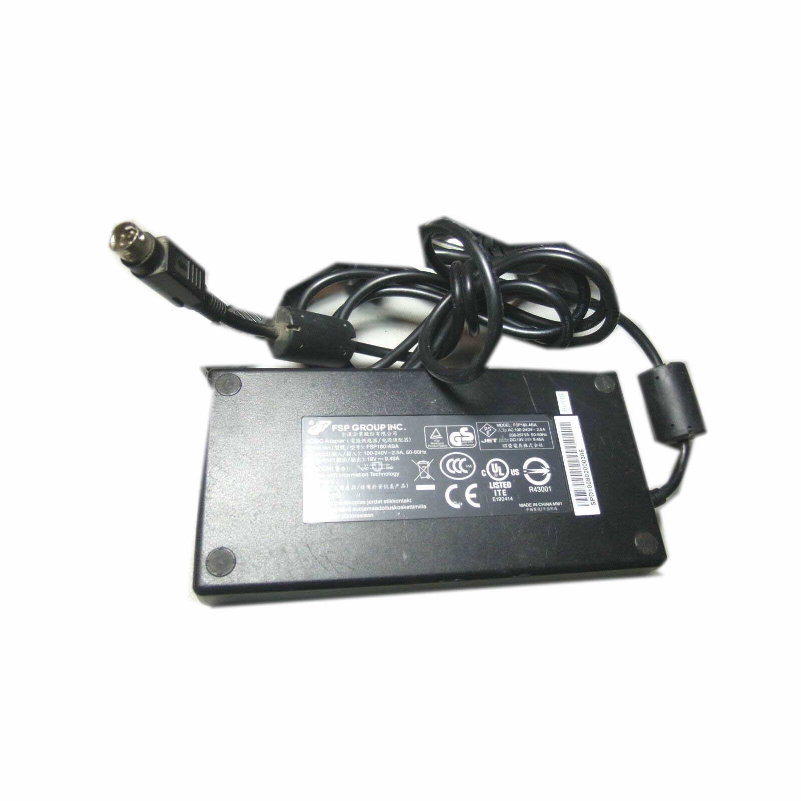 Adaptateur chargeur FSP FSP180-ABA 19V 9.48A 180W alimentation originale pour FSP FSP180 séries