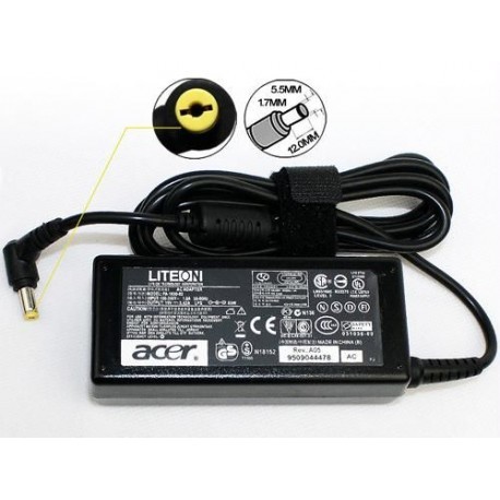 Chargeur Acer 177626-001,180676-001,198713-001 19V 3.42A 65W alimentation originale pour Acer Aspire V5-122P-0408 V5-122P-0643 V5-122P-0468 séries