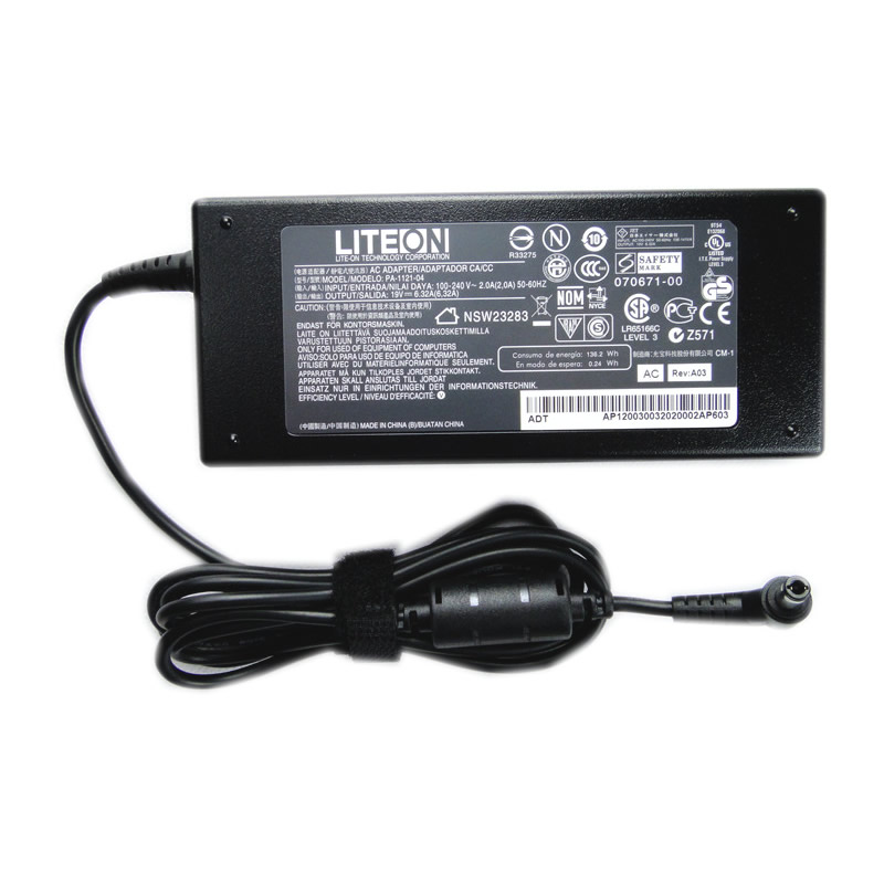 Chargeur Liteon PA-1121-16 59345717 19V 6.32A 120W alimentation originale pour Lenovo IdeaPad Y580 Y580 Essential G570 G780 B570 G470 séries