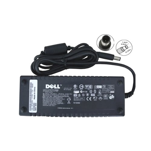 Chargeur Dell 09Y819,0K5294,0W1828 19.5V 6.7A 130W alimentation originale pour Dell LATITUDE E6230, XPS 17 L701X, LATITUDE E5420 séries