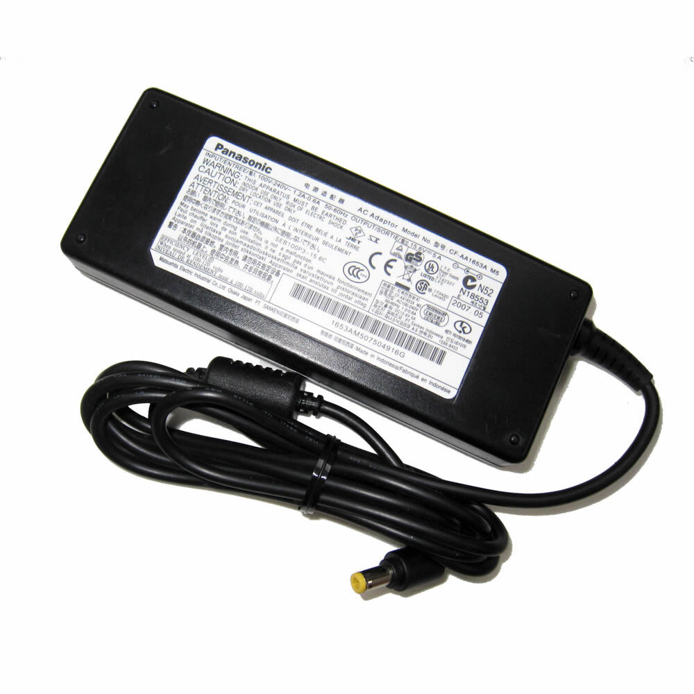 Chargeur Panasonic CF-AA1653A MA 15.6V 5.0A 78W alimentation originale pour Panasonic ToughBook CF-29 CF-51 CF-18 CF-P1 CF-30 CF-73 séries