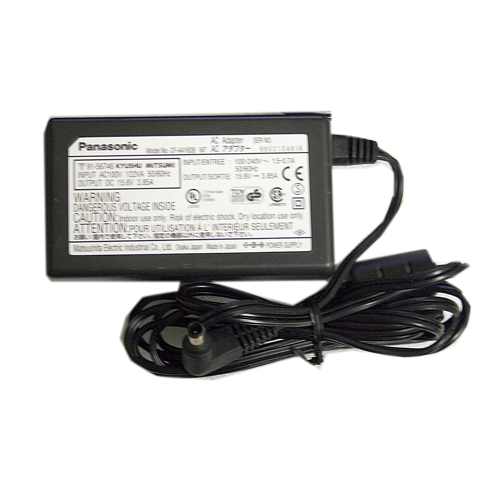 Panasonic CF-AA1639A chargeur 15.6V 3.85A 60W alimentation originale pour Panasonic CF-W4 CF-l2 CF-W7 CF-Y2 CF-Y4 CF-Y7 séries