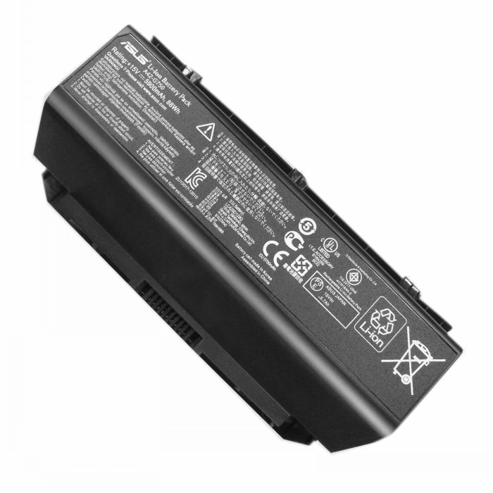 Batterie remplacement Asus A42-G750 A42G750 15V 5900mAh,88Wh pour ordinateur portable Asus G750 G750JH G750JM séries