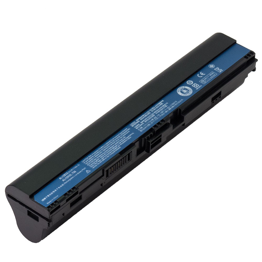 Batterie originale Acer AK.004BT.098, AL12A31, AL12B31, AL12B32, AL12B72, AL12X32, KT.00403.004, KT.00407.002 11.1V 4400mAh pour ordinateur portable Acer Aspire one 756-877BCbb, TMB113-E-4470, TravelMate B1 Séries