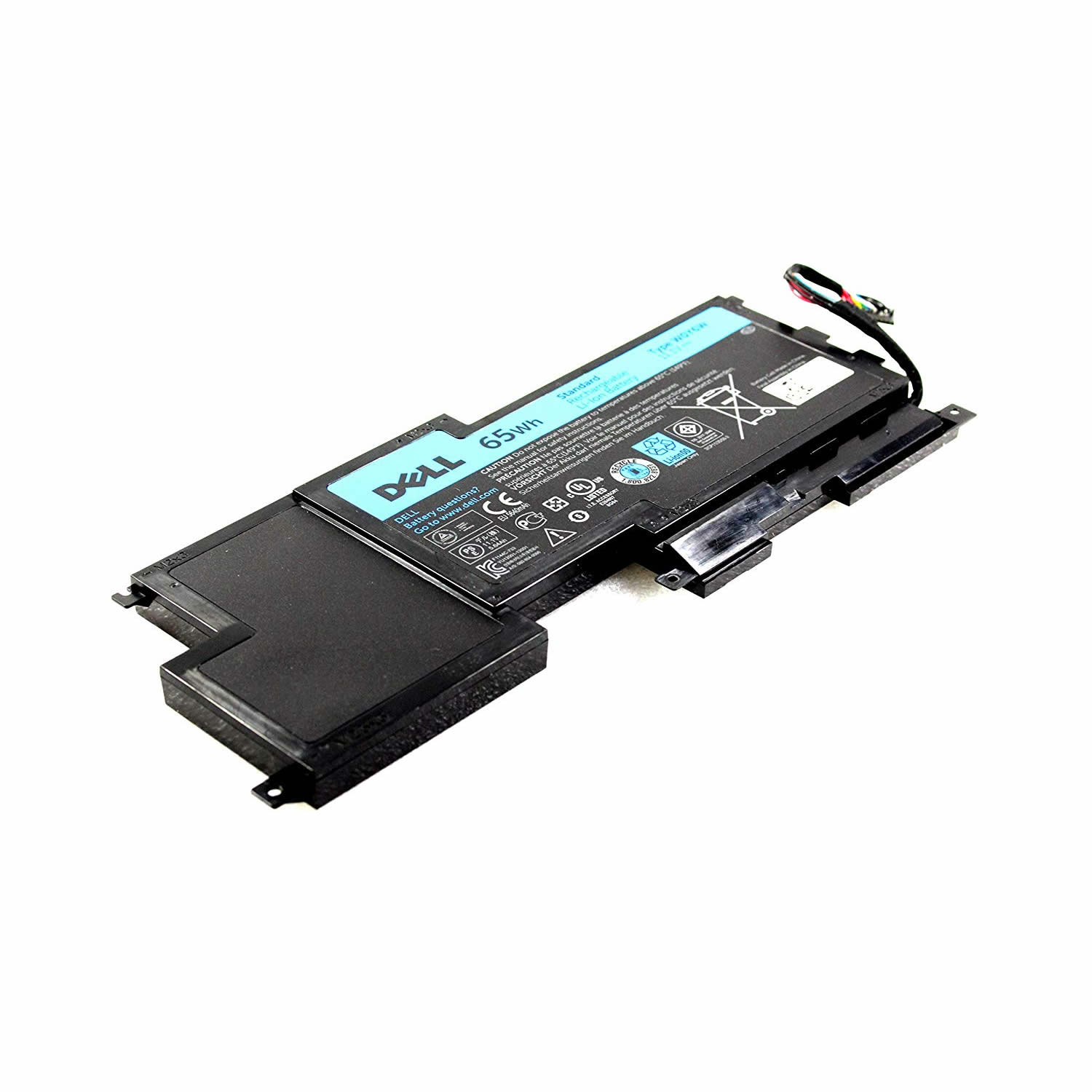 Batterie originale Dell W0Y6W 11.1V 65Wh pour ordinateur portable Dell XPS 15-L521X séries