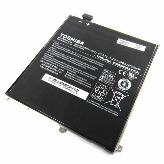 Batterie originale Toshiba PA5053U-1BRS 3.7V 6600mAh, 25Wh pour ordinateur portable Toshiba AT300 Tablet, AT300SE-101 séries