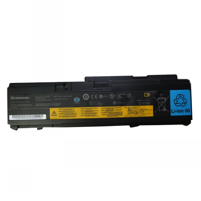 Batterie originale Lenovo 42T4522, 42T4523, 43R1967 10.8V 3600mAh pour ordinateur portable ThinkPad X300 Series, ThinkPad X301 séries