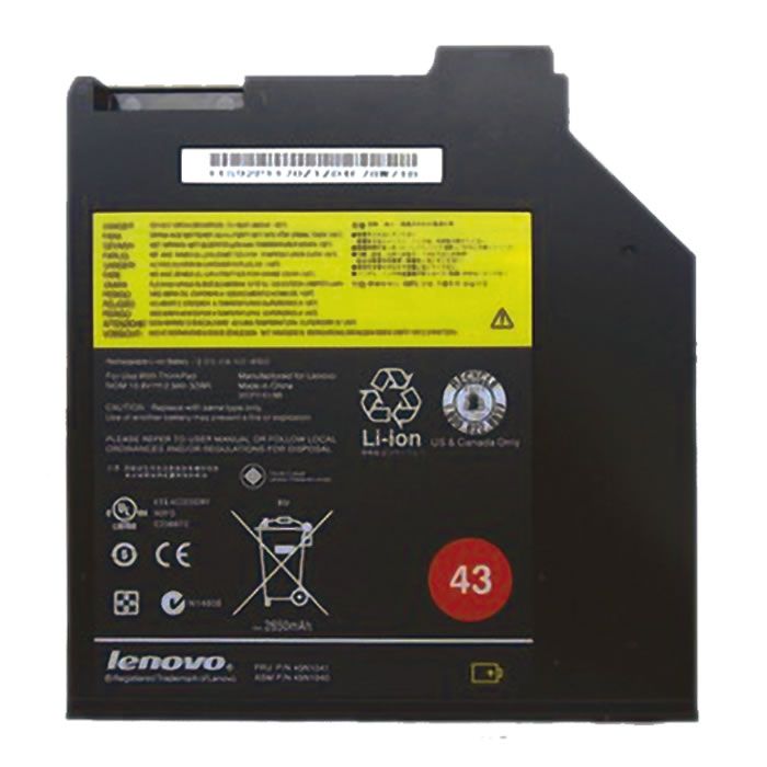 Batterie originale Lenovo 0A36310 10.8V 32Wh 2.9Ah pour ordinateur portable Lenovo ThinkPad T410S T420S T430S séries