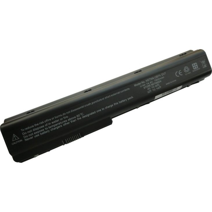 HP 480385-001 HSTNN-IB75 464058-141 batterie originale 14.4V 6600mAh 95Wh pour ordinateur portable HP HDX HDX18-1007TX, PAVILION DV7-3105SW séries