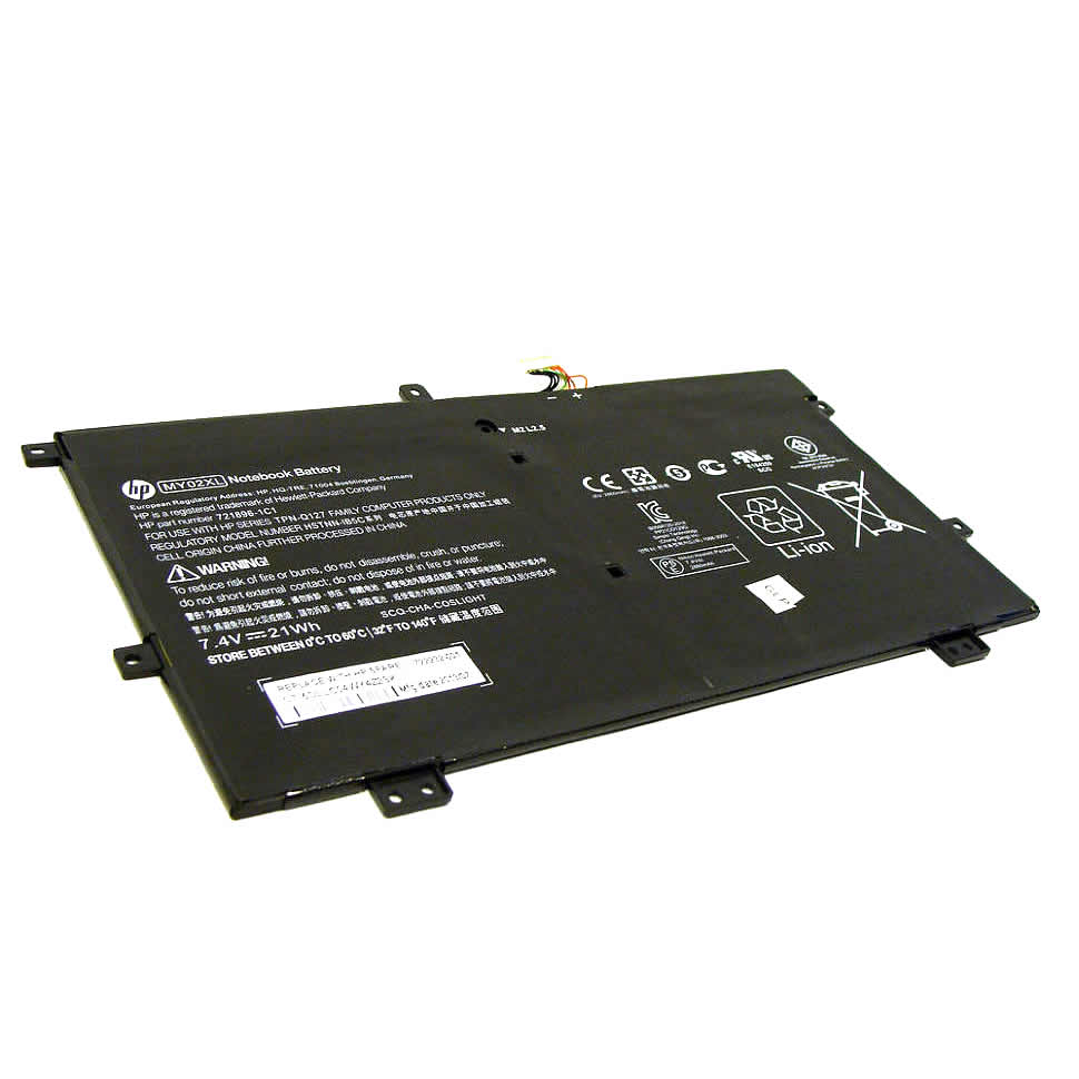 HP 722232-001 2ICP3/97/91 HSTNN-DB5C batterie originale 7.4V 2860mAh, 21Wh pour ordinateur portable HP Pavilion 11-h000ea, Pavilion 11-h000sg séries