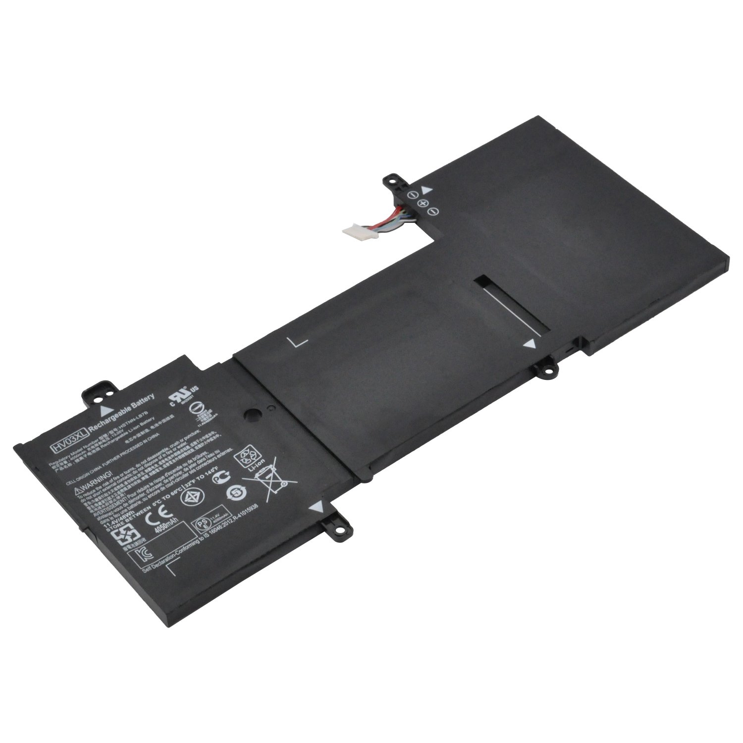 HP 818418-421 HSTNN-LB7B HV03XL batterie originale 11.4V 4050mAh, 48Wh pour ordinateur portable HP X360 310 G2 séries