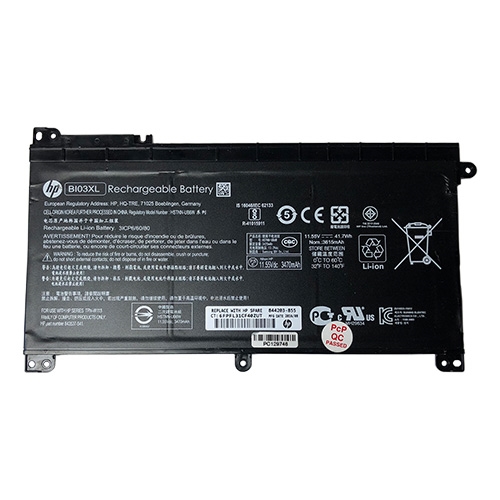 HP BI03XL 844203-855 BI03041XL-PR batterie originale 11.55V 3470mAh pour ordinateur portable HP Pavilion x360 13-u018TU, Pavilion X360 13-U101NS séries