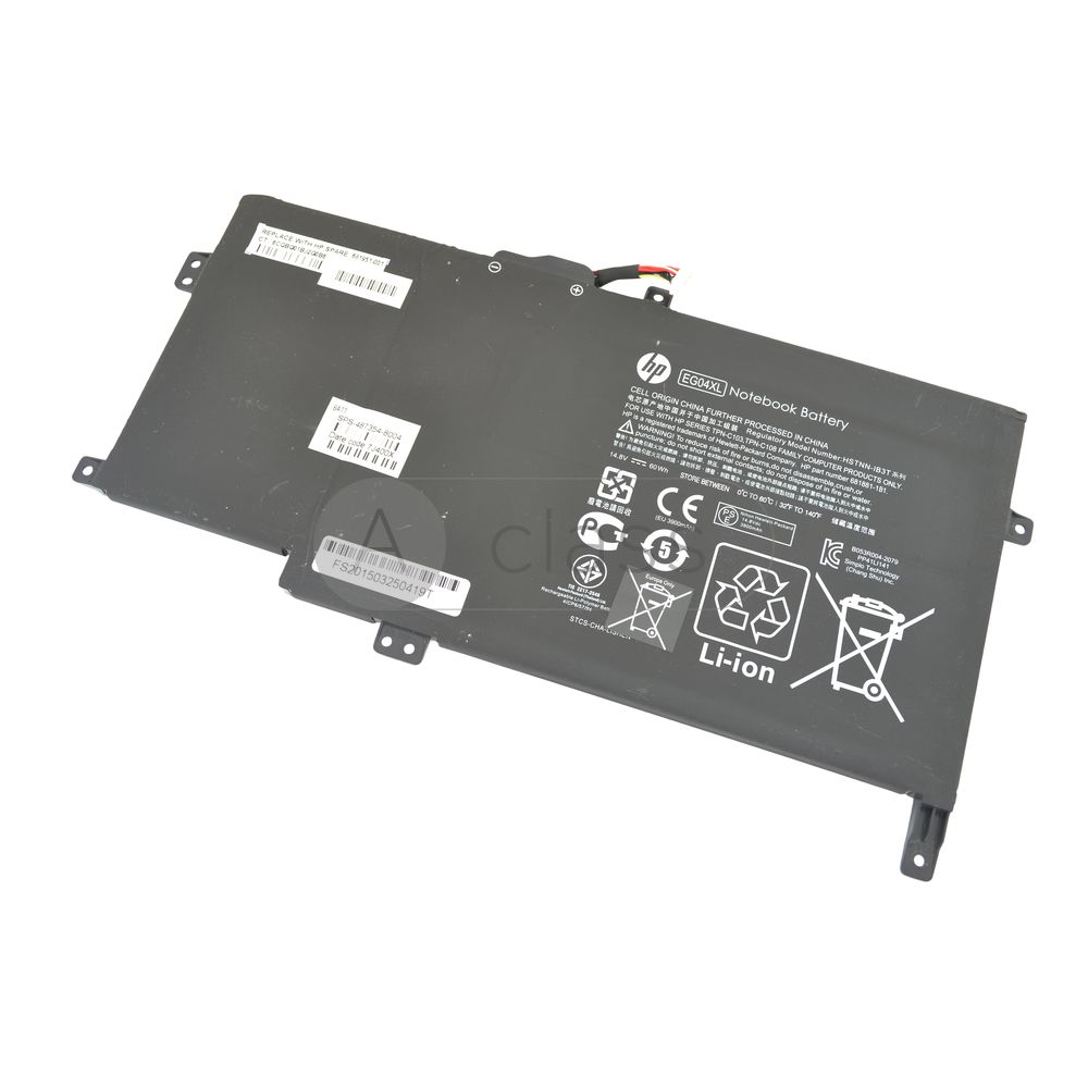 HP EG04 EG04XL 681881-171 batterie originale 14.8V 4000mAh pour ordinateur portable HP Envy 6-1020TU, Envy 6-1101TX séries