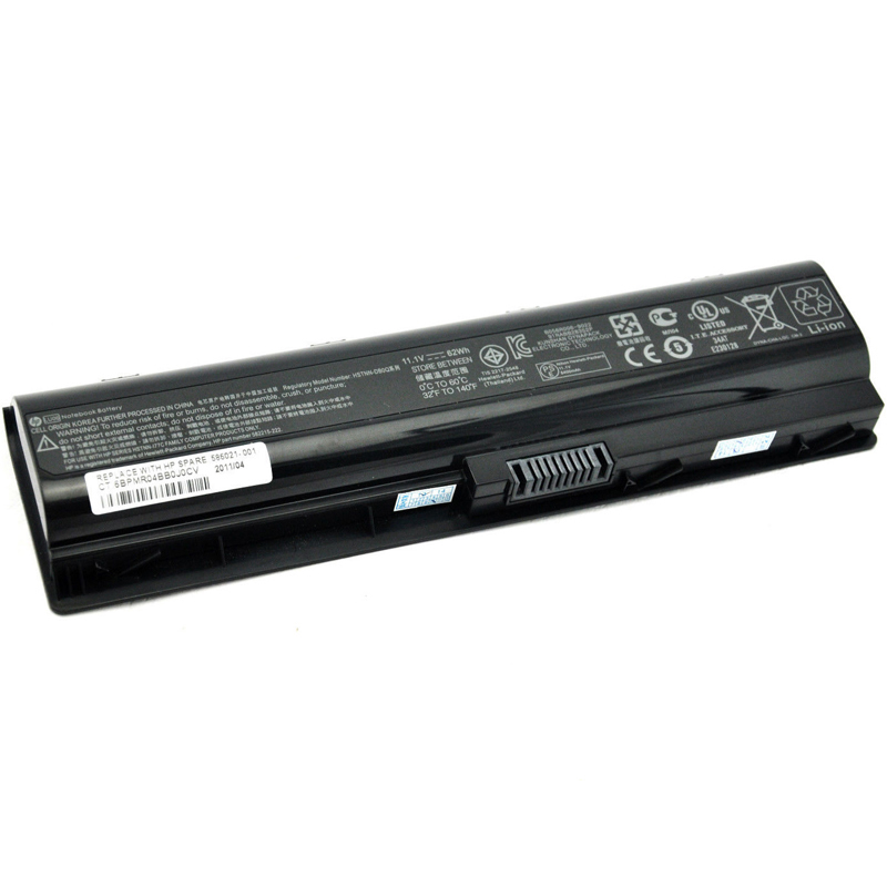 Batterie originale HP HSTNN-XB0Q 582215-241 LU06 11.1V 5600mAh,53Wh pour ordinateur portable HP TOUCHSMART TM2-1008TX, TOUCHSMART TM2-1080LA séries