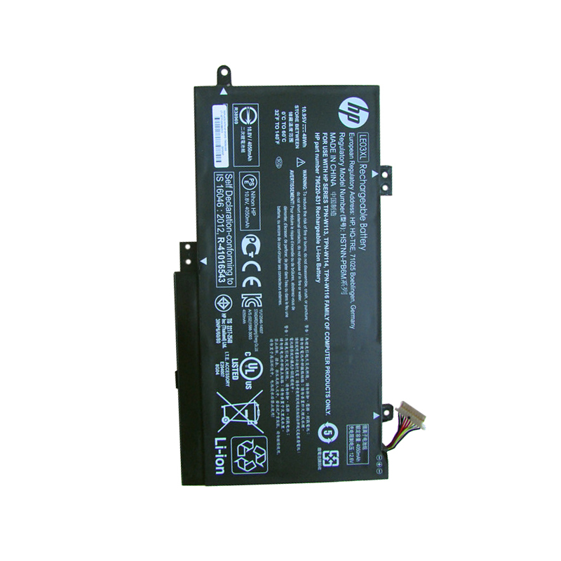 Batterie originale HP LE03 LE03XL 796220-541 10.8V ou 10.95V 4050mAh ,48Wh pour ordinateur portable HP Envy x360 15-w100nx, Pavilion x360 13-s000nc M2Y38EA séries