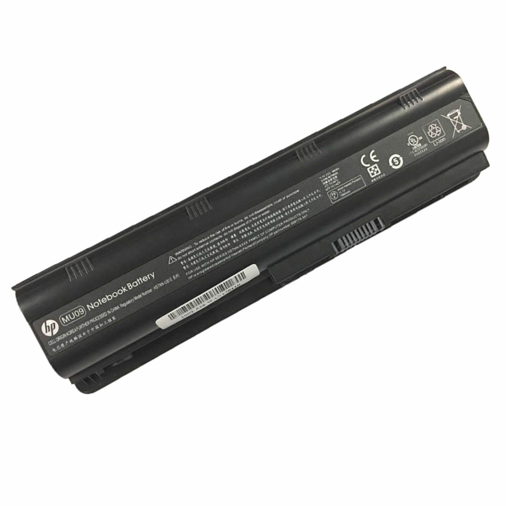 Batterie originale HP MU09 593554-001 HSTNN-181C 11.1V 8400mAh, 93Wh pour ordinateur portable HP PAVILION G4-1021TU, PRESARIO CQ62-210AX séries