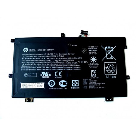 Batterie originale HP MY02XL TPN-Q127 21CP3/97/91 7.4V 2900mAh, 21.9Wh pour ordinateur portable HP Pavilion 11-h100, Pavilion 11-h000sg, Pavilion 11-h000 séries