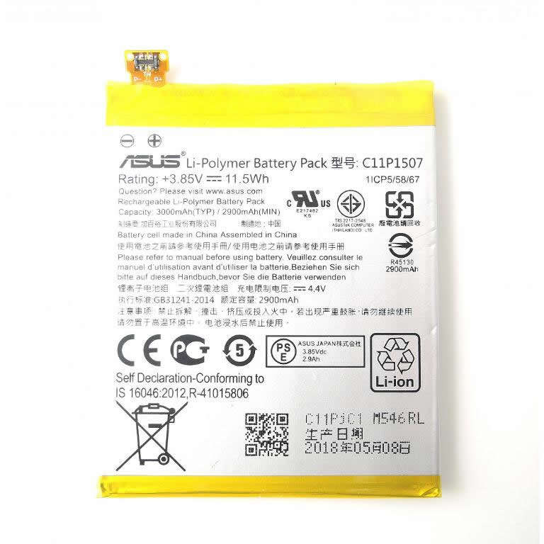 Asus C11P1507 0B200-01670100 batterie originale 3.85V 3000mAh,11.5Wh pour ordinateur portable Asus ZX551ML 1A, ZX551ML 1B séries