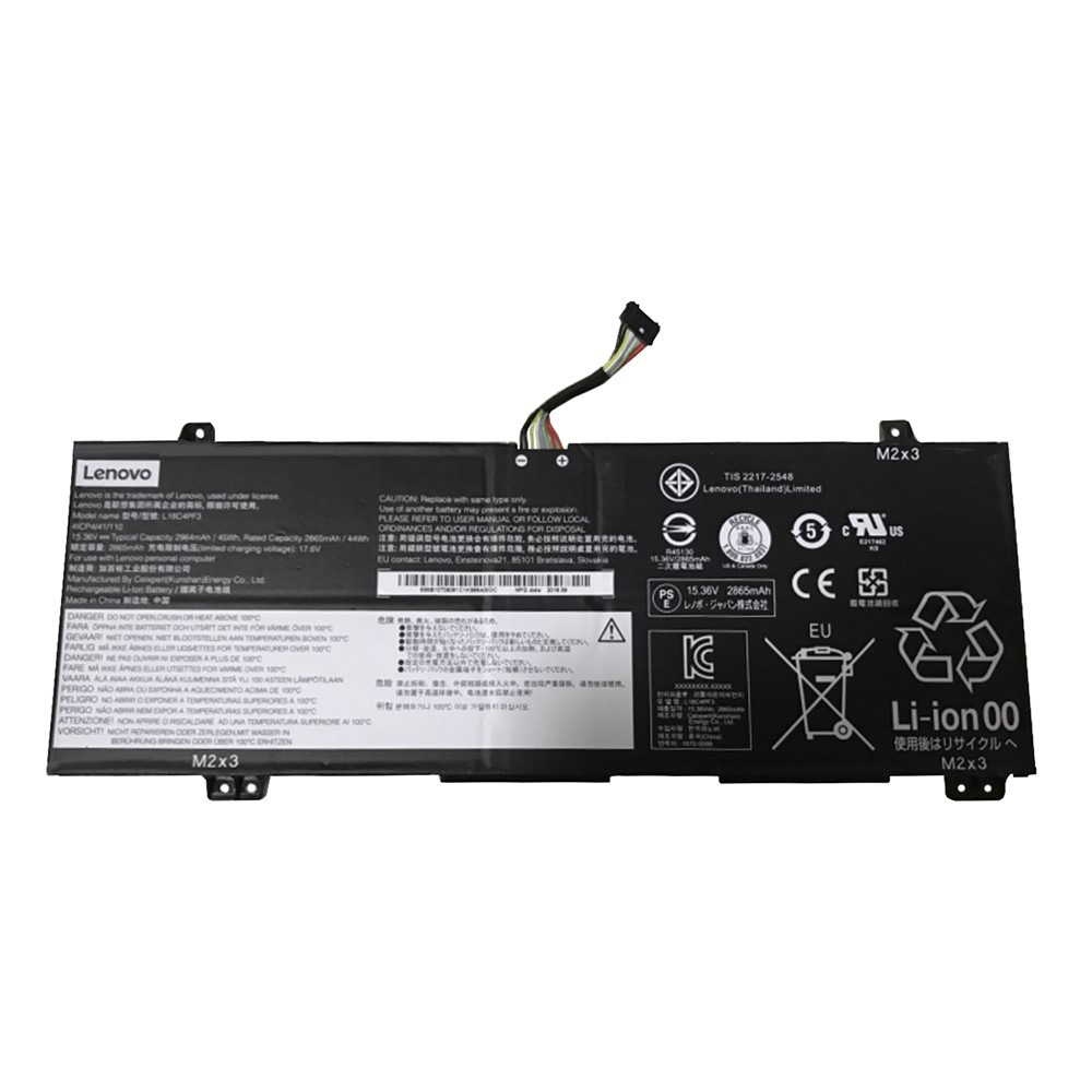 Lenovo L18C4PF3 5B10T09081 4ICP4/41/110 batterie originale 15.36V 2964mAh, 45Wh pour ordinateur portable Lenovo IdeaPad C340-14API, IdeaPad C340-14IWL séries