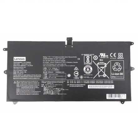 Batterie originale Lenovo L15M4P20 L15L4P20 5B10J50660 7.66V 7000mAh, 53.5Wh pour ordinateur portable Lenovo Yoga 900S-12ISK 80ML001WGE, Yoga 900S-12ISK 80ML001YGE séries