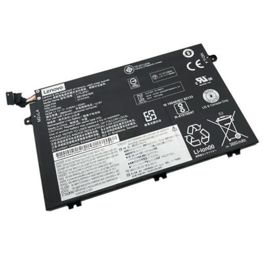 Batterie originale Lenovo L17C3P51 01AV448 SB10K97609 11.1V 4120mAh, 45Wh pour ordinateur portable Lenovo ThinkPad E580(20KS0001CD), ThinkPad E585(20KV000JCD) séries