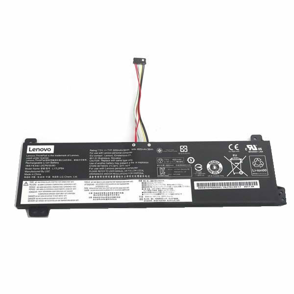 Batterie originale Lenovo L17L2PB4 L17C2PB4 5B10P54000 7.72V 5055mAh, 39Wh pour ordinateur portable Lenovo L17C2PB4, L17L2PB4 séries