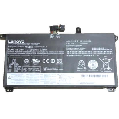 Batterie originale Lenovo 01AV493 SB10L84121 15.2V 2100mAh, 32Wh pour ordinateur portable Lenovo ThinkPad P52s(20LB 20LC), ThinkPad P52s DHK séries