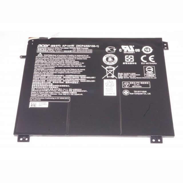 Batterie originale Acer AP15H8I, 3ICP4/65/150-1 11.4V 4670mAh, 53.2Wh pour ordinateur portable Acer CLOUDBOOK 14 AO1-431-C89V, CLOUDBOOK 14 AO1-431-C2Q8 séries