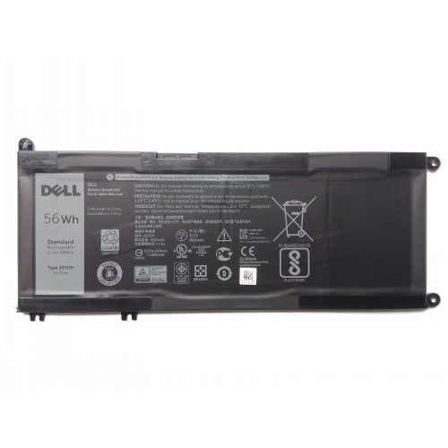 Batterie originale Dell 0JJPFK 1F22N 06YV0V 15.2V 3750mAh, 60Wh pour ordinateur portable Dell G5 5590-D2785W, ALW15M-D1523S séries