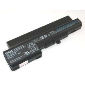 Batterie originale Dell 3UR18650-2-T0044 4UR18650-2-T0044 RM628 11.1V 4400mAh, 49Wh pour ordinateur portable Dell PP16S, V1200, Vostro 1200 séries