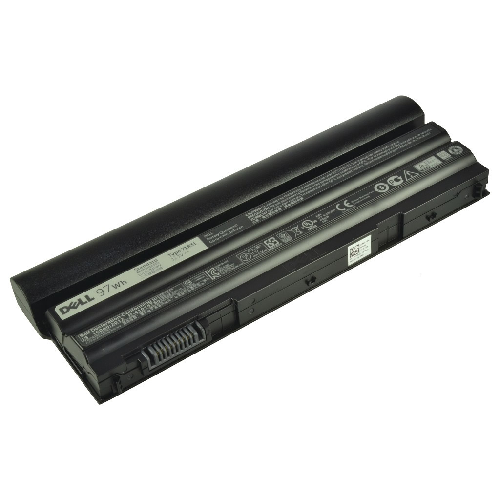 Batterie originale Dell 71R31 312-1443 WT5WP 11.1V 8550mAh, 97Wh pour ordinateur portable Dell Precision M2800, Latitude E6540 séries