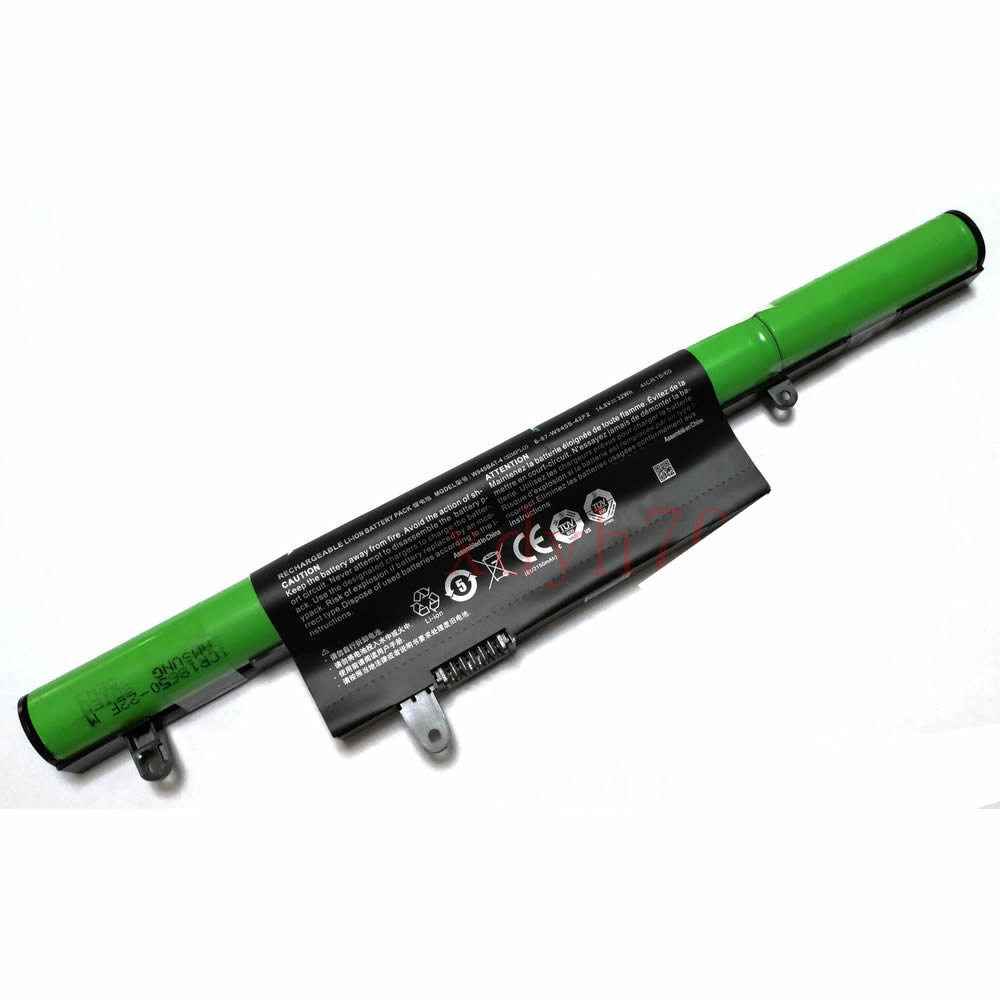 Batterie originale Clevo 6-87-W945S-42F W945BAT-4 6-87-W945S-42F2 14.8V 2200mAh, 32Wh pour ordinateur portable Clevo W945TU, W945AUQ, W945AU séries