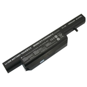 Batterie originale Clevo C4500BAT-6 LC32BA122 6-87-C480S-4G41 11.1V 4400mAh, 48.84Wh pour ordinateur portable Clevo W250HU, W244HU séries