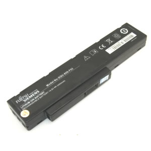 Batterie originale Fujitsu SQU-809-F01 SQU-809-F02 3UR18650-2-T0182 14.8V 2400mAh, 36Wh pour ordinateur portable Fujitsu Amilo Pi3660, Amilo Li3560 séries