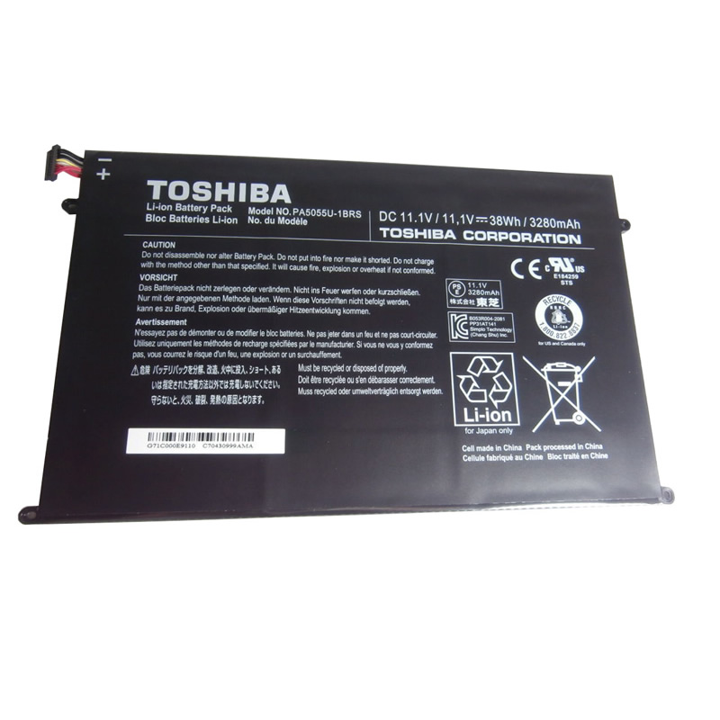 Toshiba PA5055 PA5055U-1BRS batterie originale 11.1V 3280mAh, 38Wh pour ordinateur portable Toshiba AT330 séries