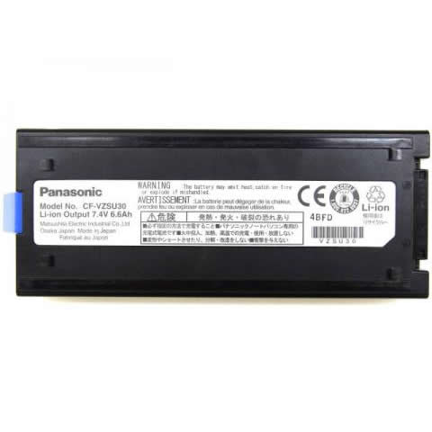 Batterie originale Panasonic CF-VZSU30 CF-VZSU30B L18650-CF18 7.4V 6600mAh, 49Wh pour ordinateur portable Panasonic TOUGHBOOK CF18B, CF-18KHH64BE, CF-18B séries