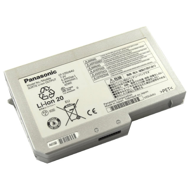 Batterie originale Panasonic CF-VZSU64U CF-VZSU60U CF-VZSU64AQ 7.2V 11600mAh, 84Wh pour ordinateur portable Panasonic CF-S8, CF-S9 séries