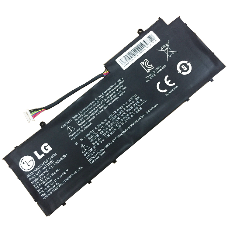 LG LBG622RH batterie originale 3.7V 8000mAh, 29.6Wh pour ordinateur portable LG LBG622RH séries