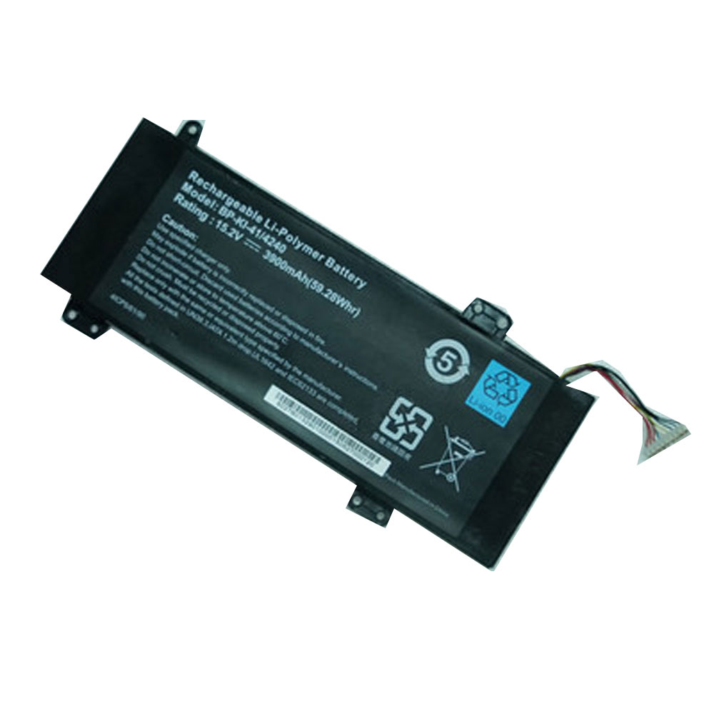 Batterie originale Msi BP-KI-41/4240 15.2V 3900mAh, 59.28Wh pour ordinateur portable Msi BP-KI-41/4240 séries