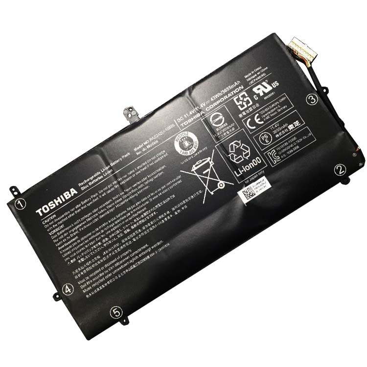 Toshiba PA5242U-1BRS batterie originale 11.4V 3655mAh pour ordinateur portable Toshiba Satellite P20W-C, Satellite Radius 12 P20W-C séries